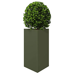 Avis vidaXL Jardinière Olive triangulaire