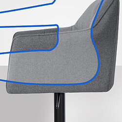Avis Tabouret de bar Damaso - Gris