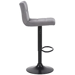 Acheter Lot de 4 tabourets de bar velours - Gris