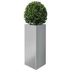 Acheter vidaXL Jardinières 2 pcs triangulaire - Acier galvanisé