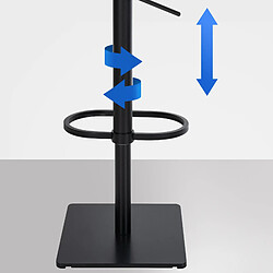 Tabouret de bar Damaso - Gris pas cher