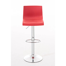 Lot de 2 tabourets de bar design - Rouge