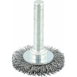 Osborn Brosse ronde acier sur tige - 40 mm