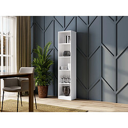 VIVALDI Bibliotheque Onix Blanc 40 cm