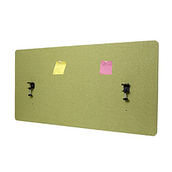 decoshop26 Cloison de table acoustique - Vert 60 x 120 cm