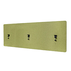 decoshop26 Cloison de bureau acoustique - Vert 60x160 cm