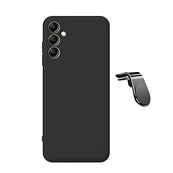 PHONECARE Samsung Galaxy A16 - Noir Kit support magnétique voiture + Coque Silicone - Protection durable