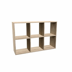 Vivaldi Bibliothèque Melax - Chêne Sonoma