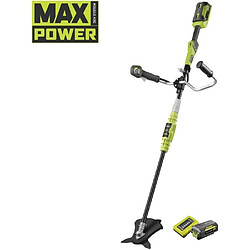 RYOBI - Débroussailleuse 36V - Ø fil 1 x 1,65 mm - lame 3 dents Tri-Arc+™ 26 cm - batterie 36V 4,0 Ah & chargeur - RBC36X26BG2-140 pas cher