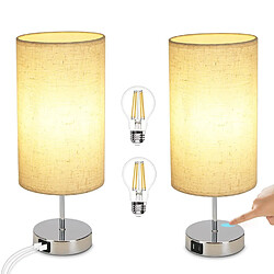 NETTLIFE Lampe de Chevet Tactile