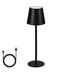 Nettlife Lampe de Chevet Tactile Noire