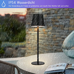 Acheter NETTLIFE Lampe de chevet LED RGB Noir - Lot de 2