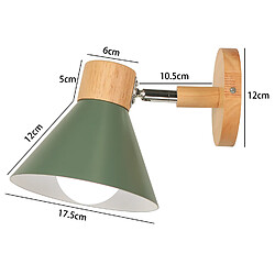 Stoex 2X Applique Murale Rétro - Vert Foncé pas cher