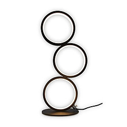 NETTLIFE Lampe Ring LED Noir