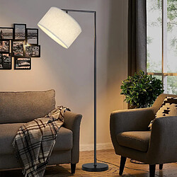 Nettlife Lampadaire E27 Tissu Design