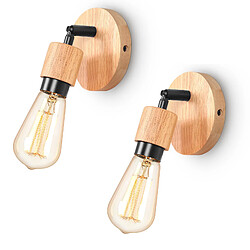 Stoex Rétro Métal Et Bois