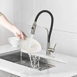 Nettlife Mitigeur Flexible Noir
