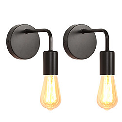 Stoex Applique murale métal - Noir