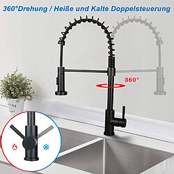 Acheter NETTLIFE Robinet de cuisine noir