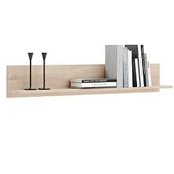 Kobi Étagère murale colonne - Bois clair