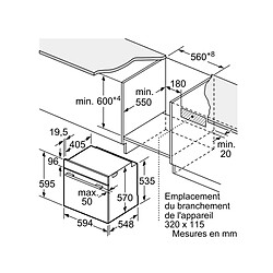 Avis Bosch HBA553BA3F - Noir