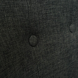 Decoshop26 Chaise de bureau pivotante - Gris foncé