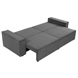 Acheter BestMobilier Cezanne - Canapé convertible - Gris foncé