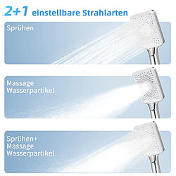 Nettlife Pomme de Douche Noire