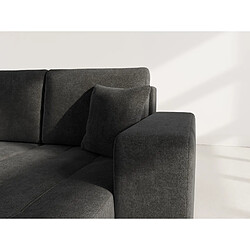 Acheter Bestmobilier Nicole - canapé d'angle réversible 4 places convertible avec coffre en tissu