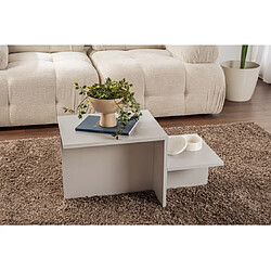 Hanah home Table basse Harmony - Gris pas cher