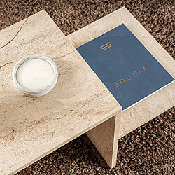 Hanah home Table basse rectangulaire - Beige pas cher