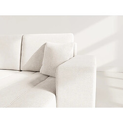 Acheter Bestmobilier Nicole - canapé d'angle réversible 4 places convertible avec coffre en tissu