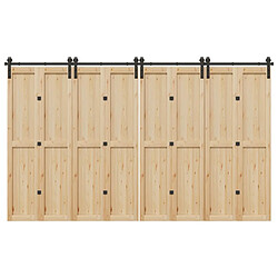 Kit quincaillerie porte vidaXL 366 cm