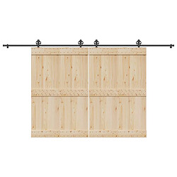 VidaXL Kit Quincaillerie Porte Coulissante 400 cm