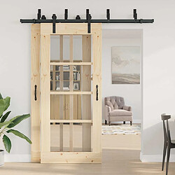 Avis Vidaxl Kit porte coulissante 200 cm