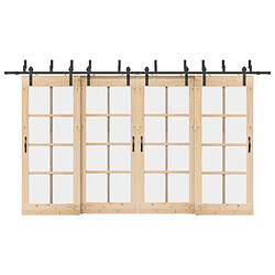 Vidaxl Kit porte coulissante 400 cm