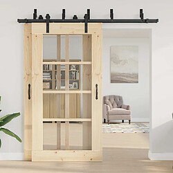 Avis vidaXL Kit Quincaillerie de Porte Coulissante 213.5 cm
