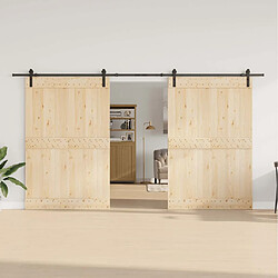 Avis vidaXL Kit de quincaillerie 400 cm - Noir