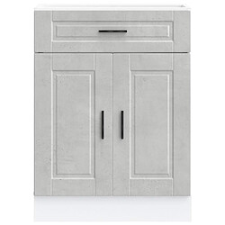Acheter vidaXL Armoire de cuisine Porto gris béton