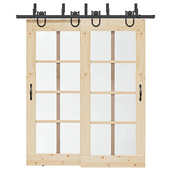 vidaXL Kit Quincaillerie Porte Coulissante 200 cm