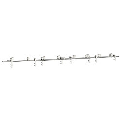 vidaXL Kit fixation 366 cm - Acier inoxydable