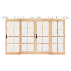 vidaXL Kit quincaillerie 400 cm - Acier inoxydable