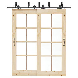vidaXL Kit Quincaillerie Porte Coulissante 200 cm