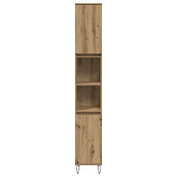 Acheter vidaXL Armoire salle de bain chêne