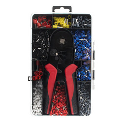 Zenitech Kit de cosses à sertir avec pince - 1200 pièces