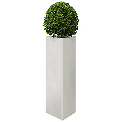 Avis vidaXL Jardinière triangulaire - Acier inoxydable 30x26x75 cm