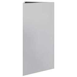 Acheter vidaXL Jardinière triangulaire en acier - 40x40x75 cm