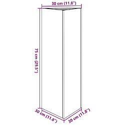 vidaXL Jardinières Triangulaires 2 pcs - Vert Olive pas cher