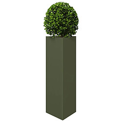 Acheter vidaXL Jardinières Triangulaires 2 pcs - Vert Olive