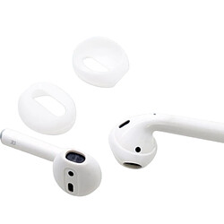 INF Bouchon d'oreille silicone pour AirPods 1/2 - Blanc